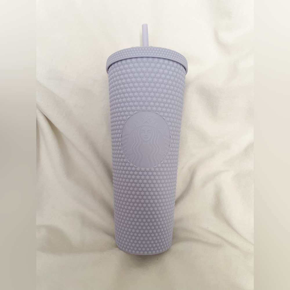 Starbucks Winter 2021 Matte Lilac Purple Lavender Studded Tumbler Venti 24oz